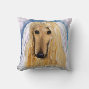 Cojín Decorativo Angel Galgo Afgano      