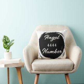 Cojín Decorativo Ángel número "4444" Doble cara