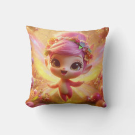 Cojín Decorativo Ángel rosa