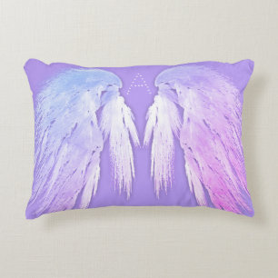 Cojín Decorativo ANGEL WINGS Fairy Purple Monograma