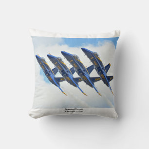 Cojín Decorativo Ángeles azules