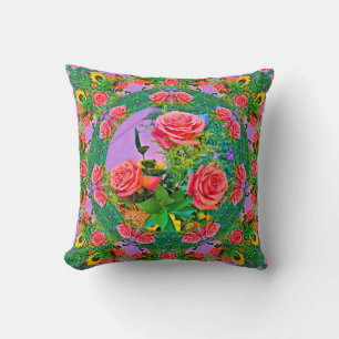 Cojín Decorativo Anillos rosas