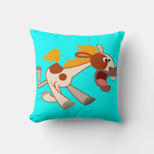 Cojín Decorativo Animado Personalizado Pinto Horse Pillow