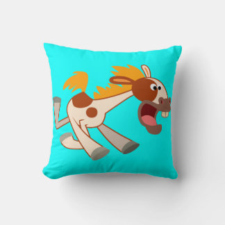 Cojín Decorativo Animado Personalizado Pinto Horse Pillow