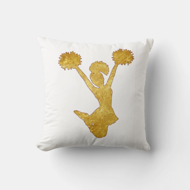 Cojín Decorativo Animadora del oro (Anverso)
