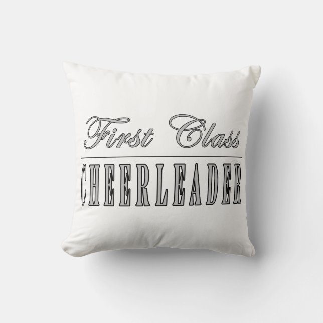 Cojín Decorativo Animadores de primera clase (Anverso)