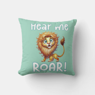 Cojín Decorativo Animal Cute Lion Safari Woodland