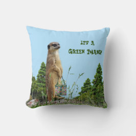 Cojín Decorativo Animal Cute Meerkat -