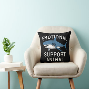 Cojín Decorativo Animal de Apoyo Emocional Chiste de Tiburón Espant