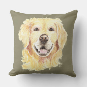 Cojín Decorativo Animal de mascota del perro del golden retriever
