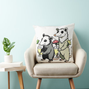 Cojín decorativo animal divertido de verano