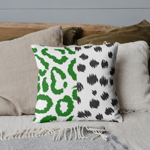 Cojín Decorativo Animal gato grande de la jungla de leopardo del ti