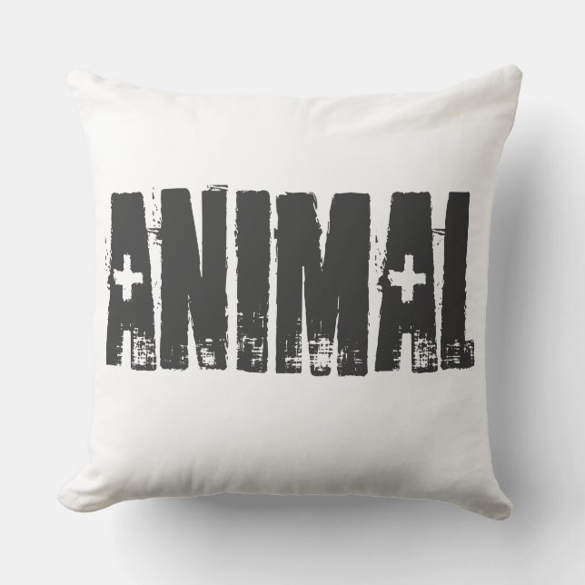 Cojín Decorativo Animal - Gym Bodybuilding Fitness (Anverso)
