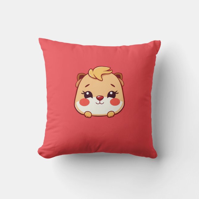 Cojín Decorativo Animal lindo (Anverso)