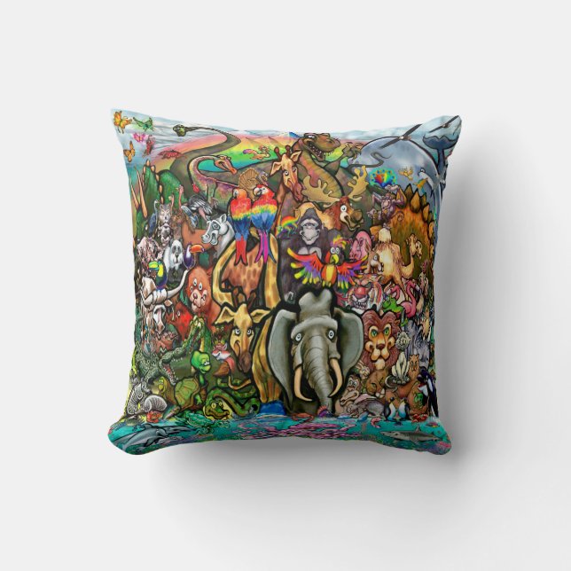 Cojín Decorativo Animales (Anverso)