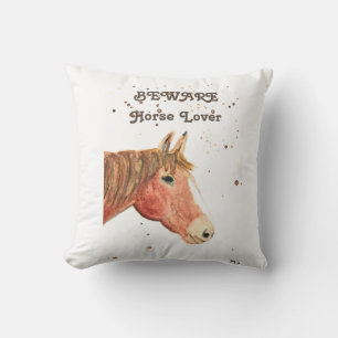 Cojín Decorativo Animales acuáticos amantes de los caballos