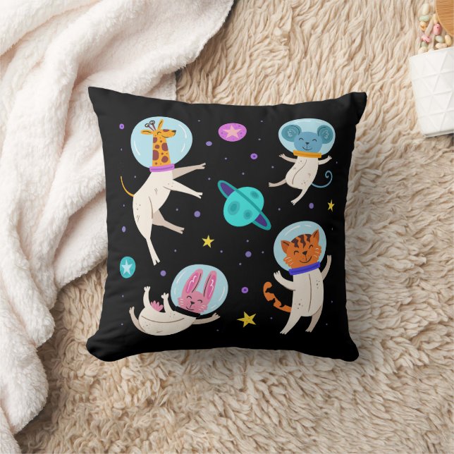 Cojín Decorativo Animales astronautas muertos en el espacio (Manta)