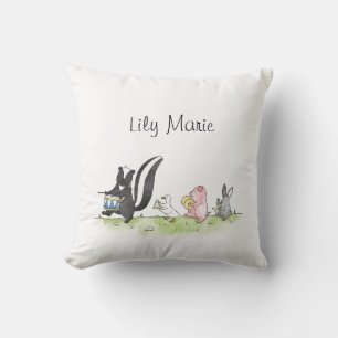 Cojín Decorativo Animales caprichosos marchando banda personalizada