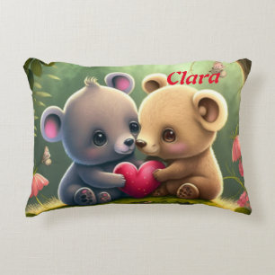 Cojín Decorativo Animales cortos enamorados