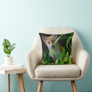 Cojín Decorativo Animales de bebé más afectados Baby Red Fox