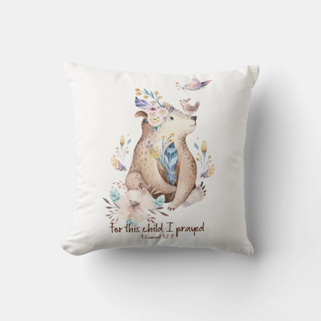 Cojín Decorativo Animales de bosque de marismas de Cushion cristian (Anverso)