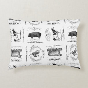 Cojín Decorativo animales de granja franceses modernos