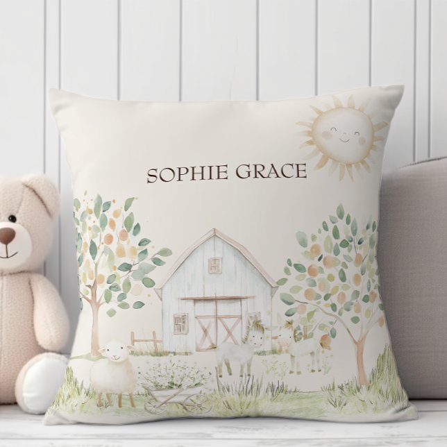 Cojín Decorativo Animales de granja Meadow Friends Baby (Subido por el creador)