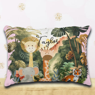 Cojín Decorativo Animales de la jungla Sueño de Safari exótico