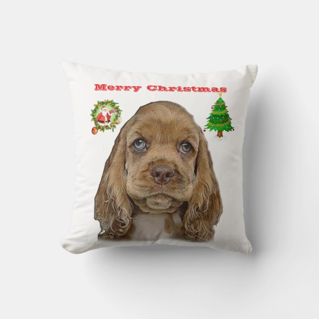 Cojín Decorativo Animales de Navidad (Anverso)