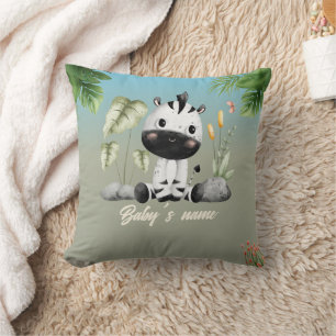 Cojín Decorativo Animales de Safari Adorables 2 Cebras Leones