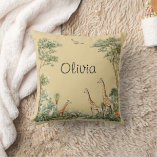 Cojín Decorativo Animales de Safari Jungla