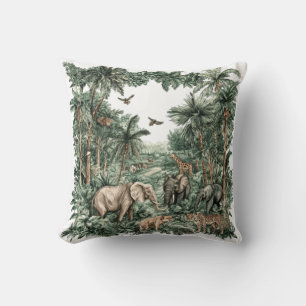 Cojín Decorativo Animales de Safari Jungla