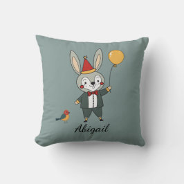 Cojín Decorativo Animales festivos - Conejo