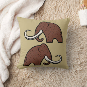 Cojín Decorativo Animales gigantes: Personalizado de Mamut Extintos