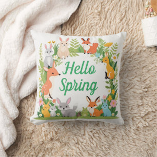 Cojín Decorativo Animales, Hola Primavera,