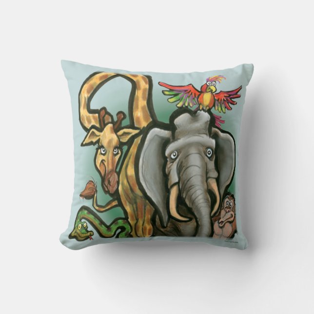 Cojín Decorativo Animales salvajes (Anverso)