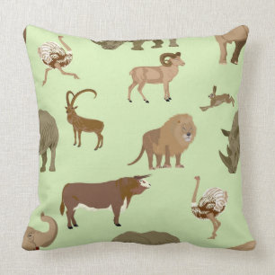 Cojín Decorativo Animales salvajes