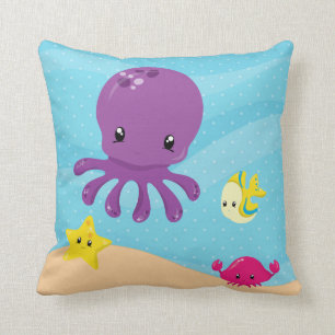 Cojín Decorativo Animales submarinos