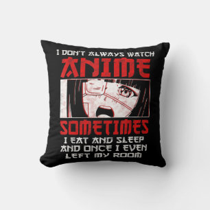 Cojín Decorativo Anime Art Lover Para Chicas Mujeres Niños Cute Ani