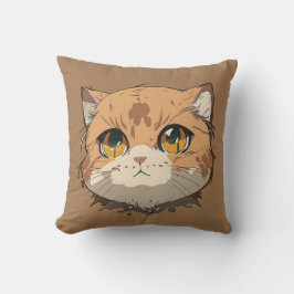 Cojín Decorativo Anime Cat Face