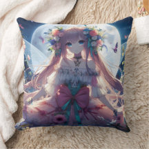 Anime Chica Flower Moon Fairy