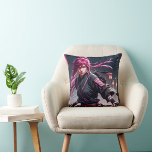 Cojín Decorativo Anime Samurai