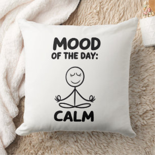 Cojín Decorativo Ánimo del día calma Yoga Meditación