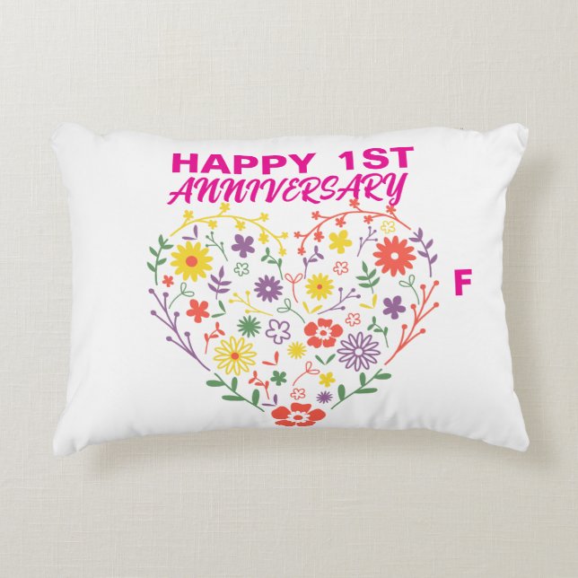 Cojín Decorativo Aniversario (Anverso)