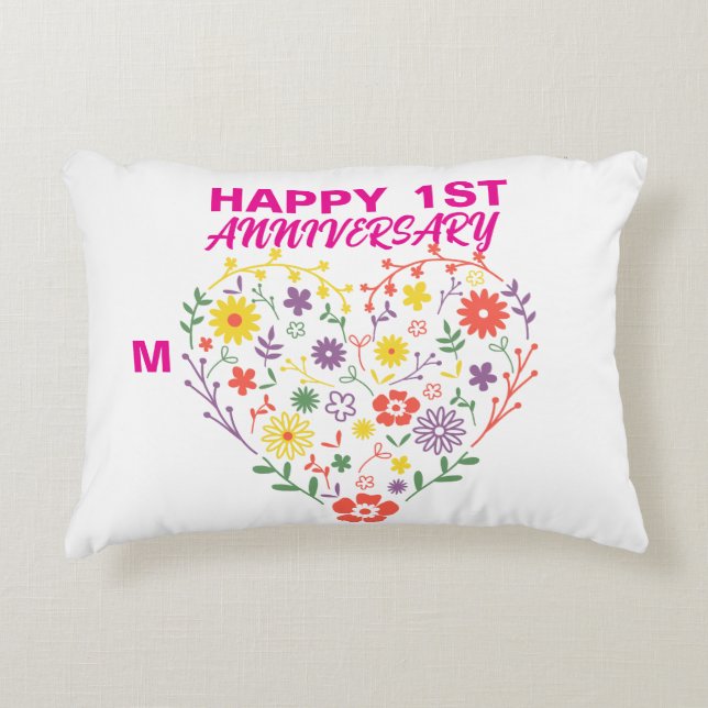 Cojín Decorativo Aniversario (Anverso)