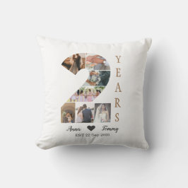 Cojín Decorativo Aniversario Boda de dos años