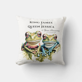 Cojín Decorativo Aniversario de Bodas de 10 Años Fiesta de Jardín C