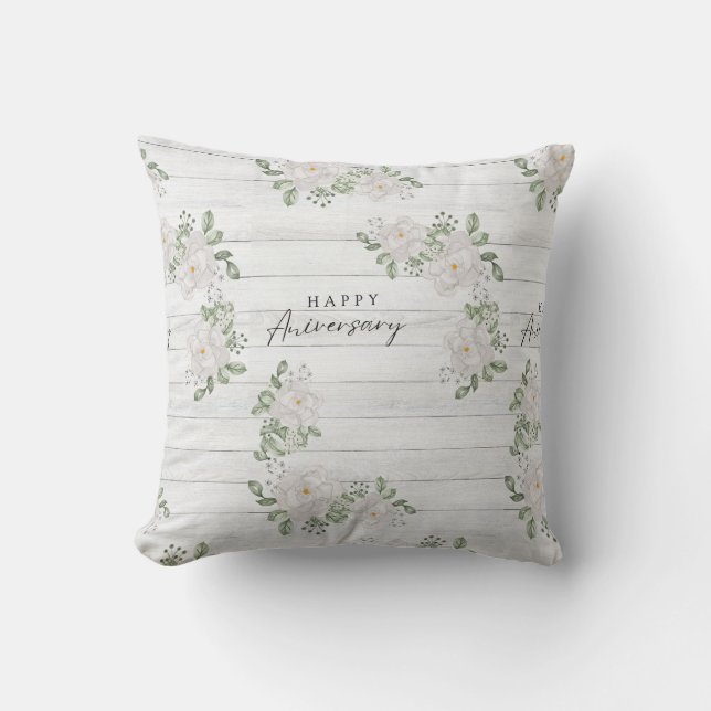 COJÍN DECORATIVO ANIVERSARIO FELIZ (Anverso)
