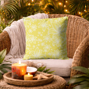 Cojín Decorativo Anne 💛 Floral Amarillo Suave