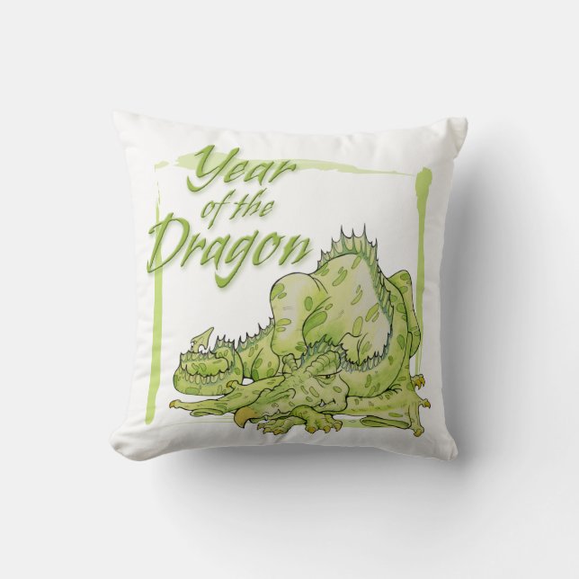 Cojín Decorativo Año del dragón (Anverso)